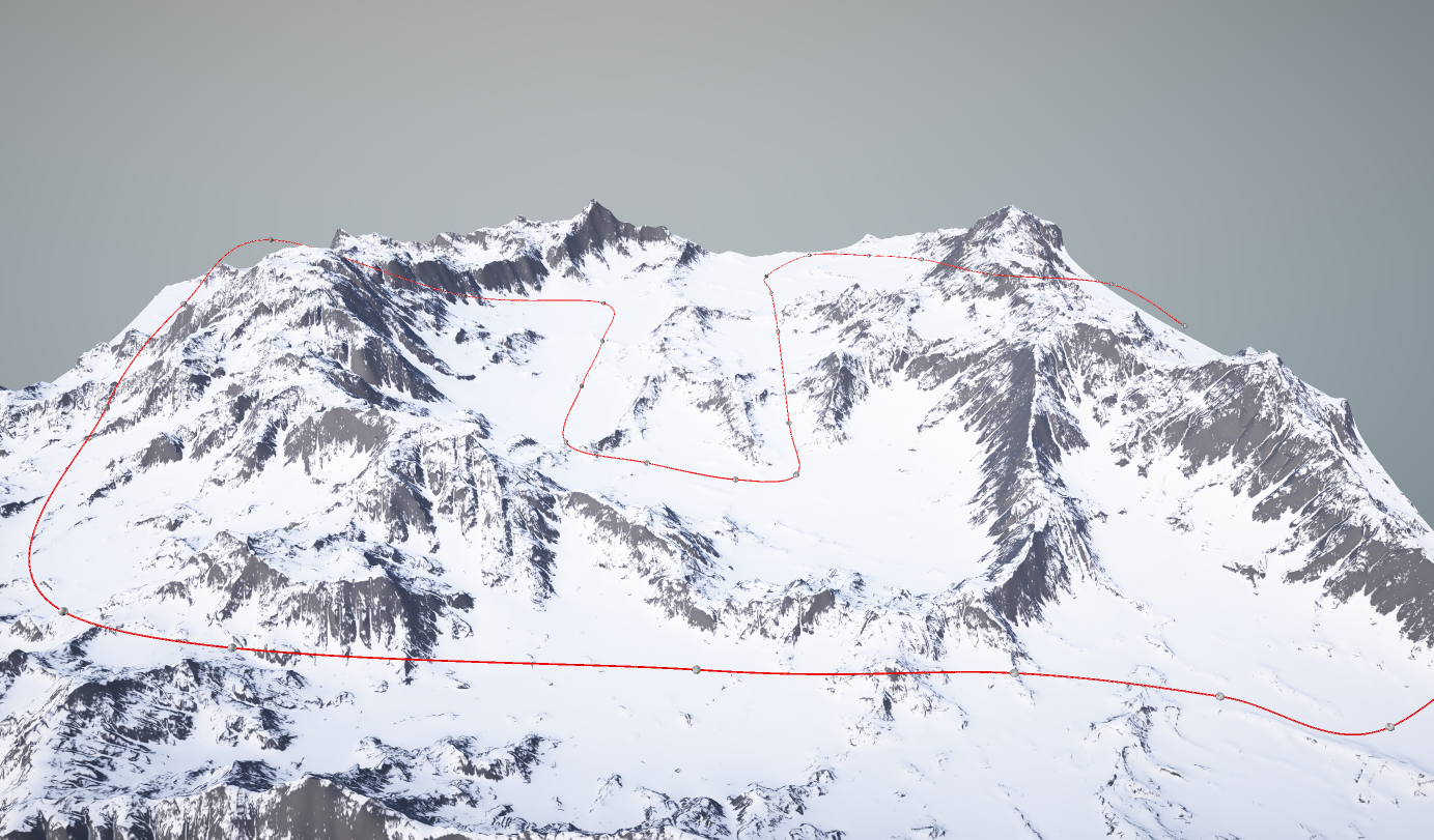 Custom spline editor interface